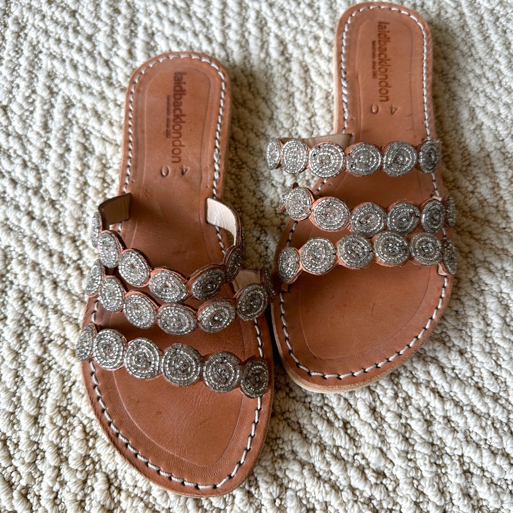 NWOT Laidback London Summer Sandals   Sz.40